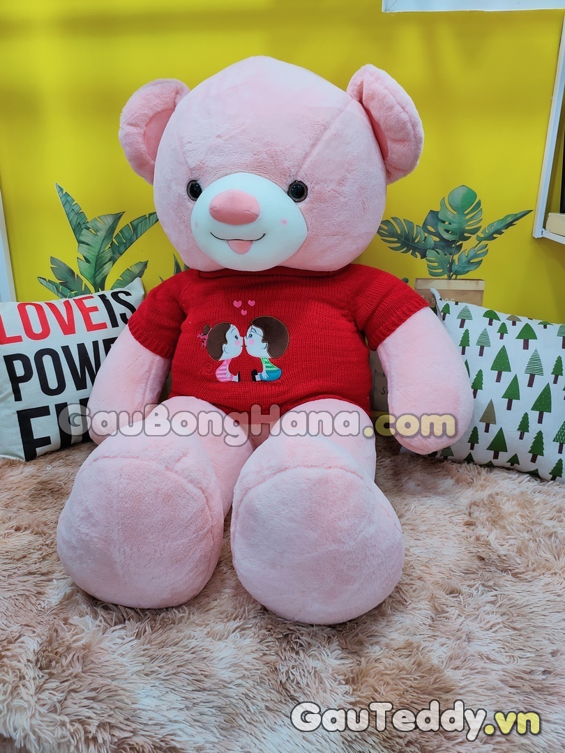 Gấu Bông Couple Hồng