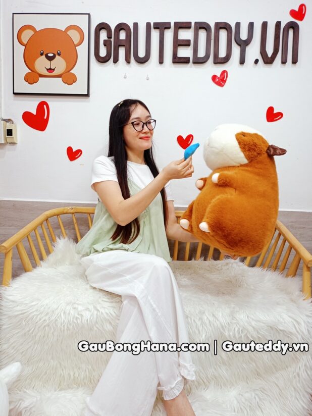 Chuột Bông Hamster Rút Mũi