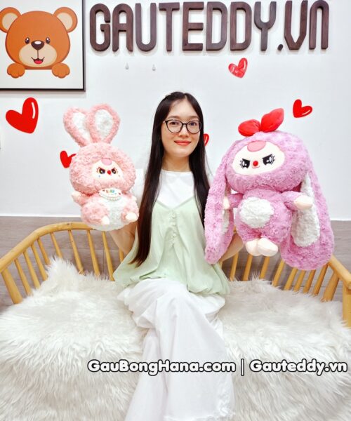 Thú Bông Baby Three Nơ Đỏ