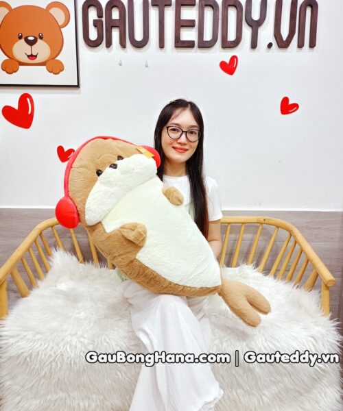 Rái Cá Bông Đeo Tai Nghe
