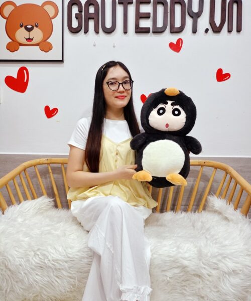 Thú Bông Shin Cosplay Chim Cánh Cụt