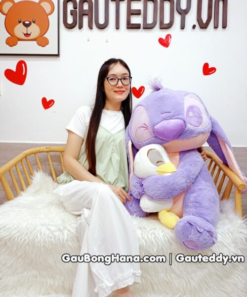 Stitch Bông Ôm Vịt